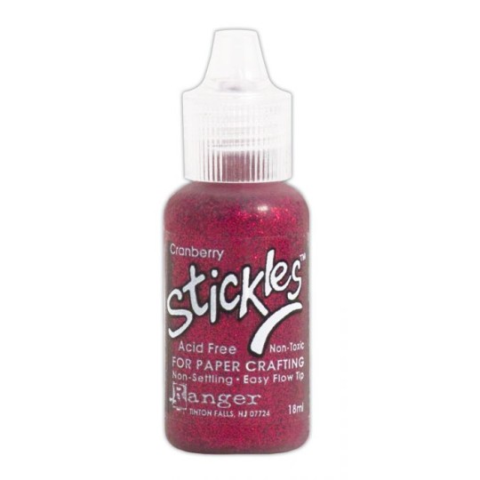Colle pailletée Stickles Ranger Cranberry 18ml 
