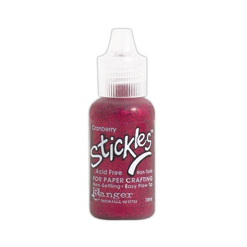 Colle pailletée Stickles Ranger Cranberry 18ml 