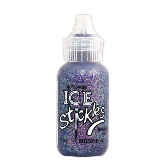 Ice Stickles Ranger colle pailletée Blueberry 30ml