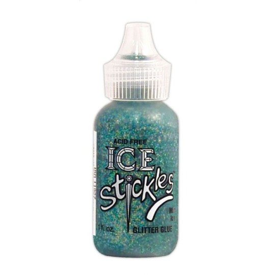Ice Stickles Ranger colle pailletée Mint 30ml Ice Stickles Ranger colle pailletée Mint 30ml