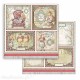 Feuille scrapbooking Stamperia Alice cards 30x30cm double face