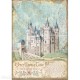Papier de riz Sleeping Beauty castle Stamperia A4