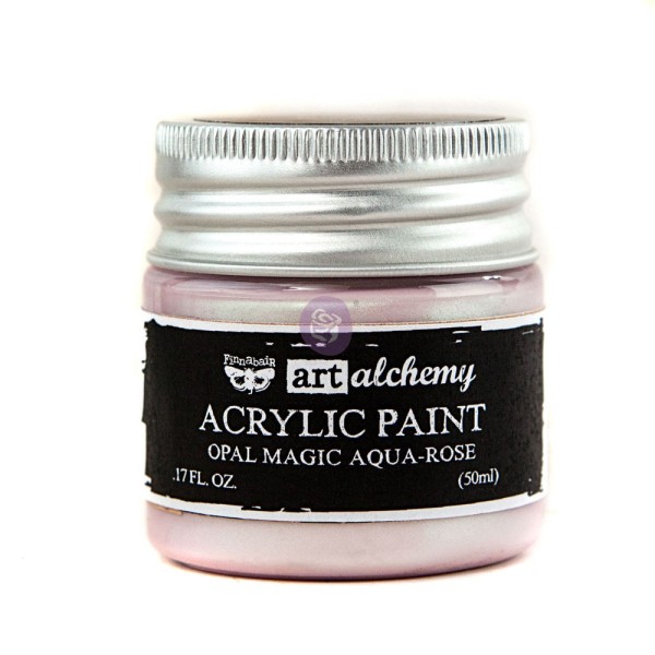 Peinture nacrée Art Alchemy aqua-rose Opal magic