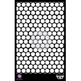 Pochoir décoratif fond Honeycomb Nid d'abeille 16,5x26cm