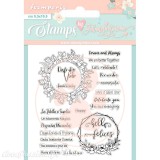 Tampon clear Celebration quotes 14x18cm Stamperia
