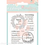 Tampon clear Celebration quotes 14x18cm Stamperia 9.5x10.5