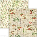 Feuille scrapbooking Ciao Bella Strawberries 30x30 double face