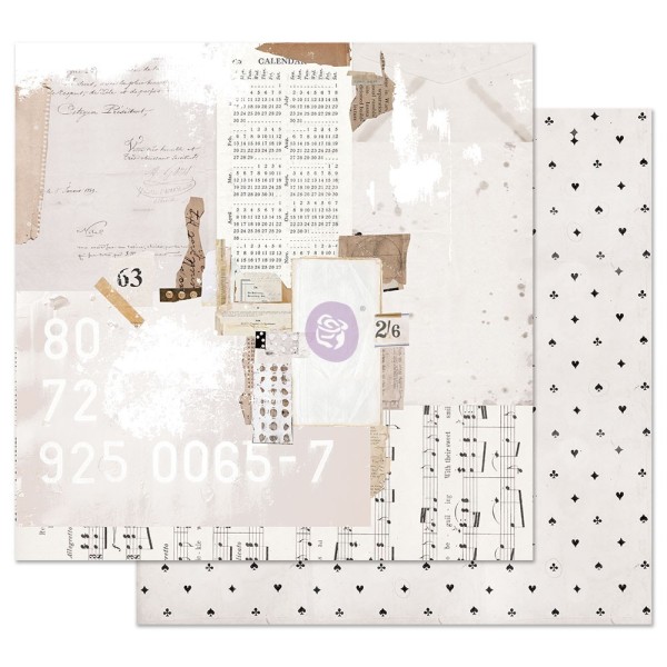 Papier Scrapbooking Pretty Pale Collection 30x30cm assortiment