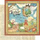 Papier scrapbooking Graphic 45 Mother Goose Deluxe Collector's Edition 24fe 30x30 assortiment