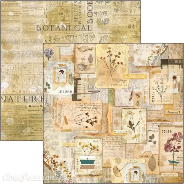 Papier scrapbooking Ciao Bella Sign of the Times 12fe 15x15 assortiment