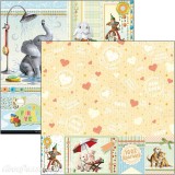 Papier scrapbooking Ciao Bella My First Year Vol.1 12fe 30x30 assortiment