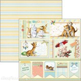 Papier scrapbooking Ciao Bella My First Year Vol.1 12fe 30x30 assortiment