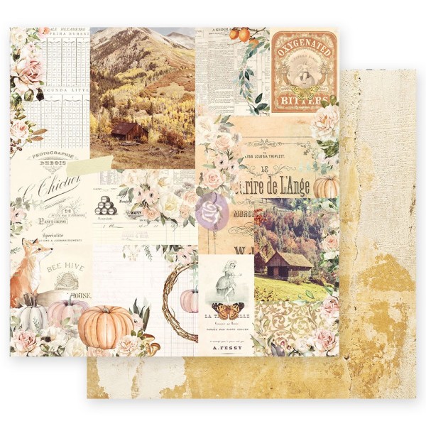 Papier scrapbooking Prima Autumn Sunset Autumn Morning 30x30cm