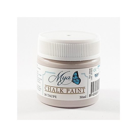 Peinture à la craie mya 30 taupe 50ml Peinture à la craie mya 30 taupe 50ml