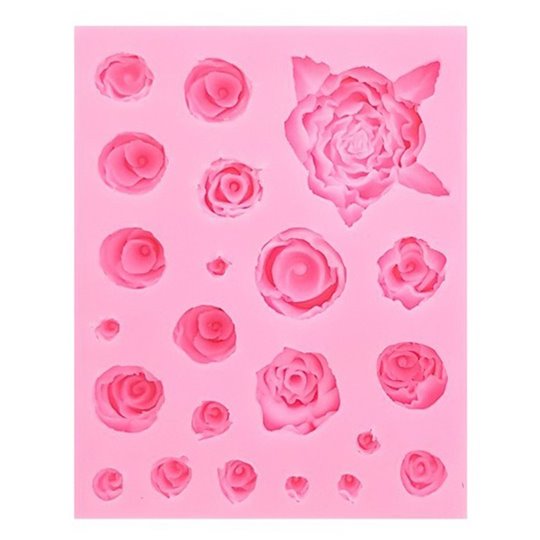 Moule silicone 015 roses 9x11x1.5
