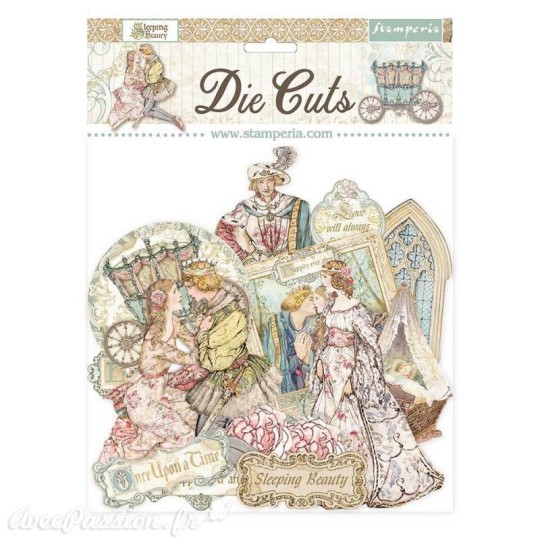 Die Cuts assortiment Sleeping Beauty Stamperia