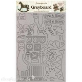 Chipboard carton Stamperia Sleeping Beauty enfant A4