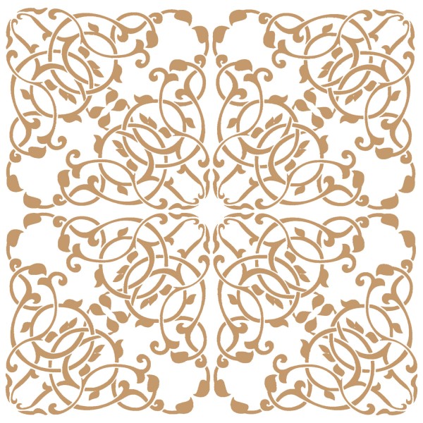Pochoir décoratif Mya Home Decor tuile A 50x50cm - 48x48cm
