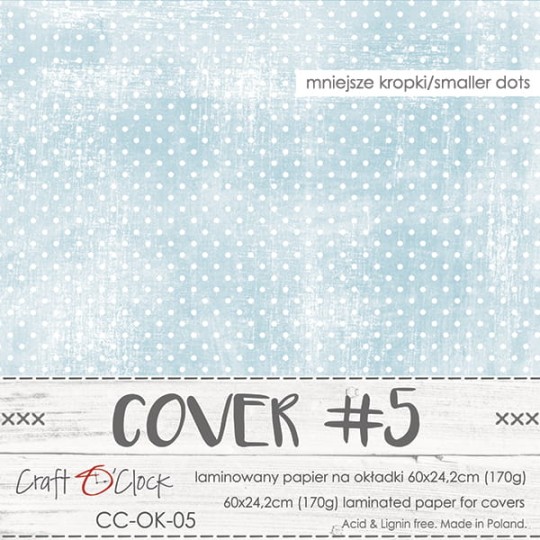 Couverture album scrapbooking Craft O Clock 05 60x24cm