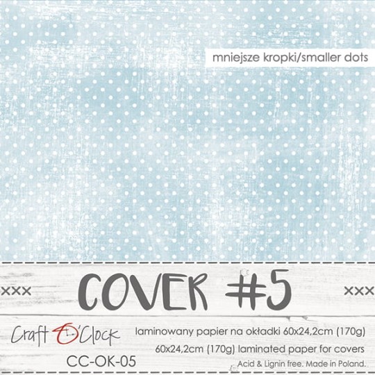 Couverture album scrapbooking Craft O Clock  05 60x24cm