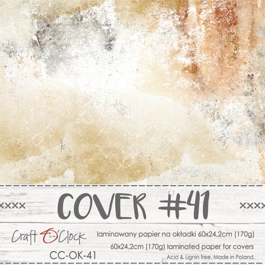Couverture album scrapbooking Craft O Clock 41  60x24cm
