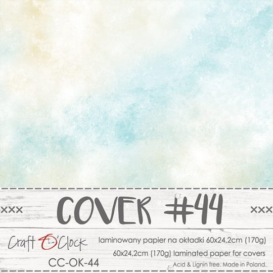 Couverture album scrapbooking Craft O Clock 44  60x24cm