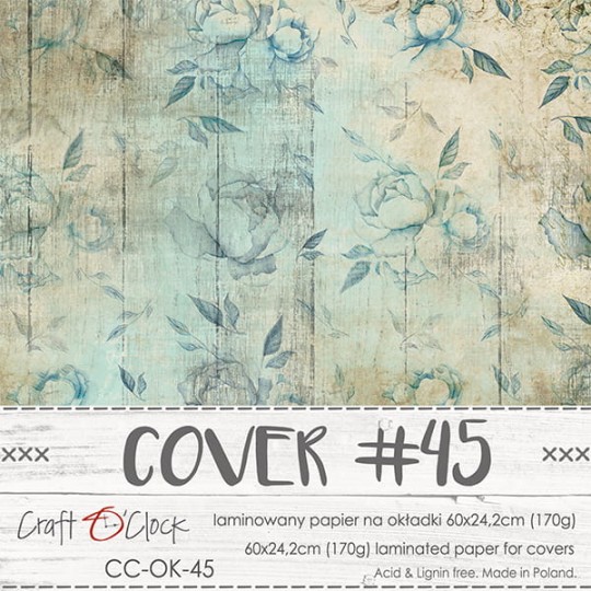 Couverture album scrapbooking Craft O Clock  45 60x24cm