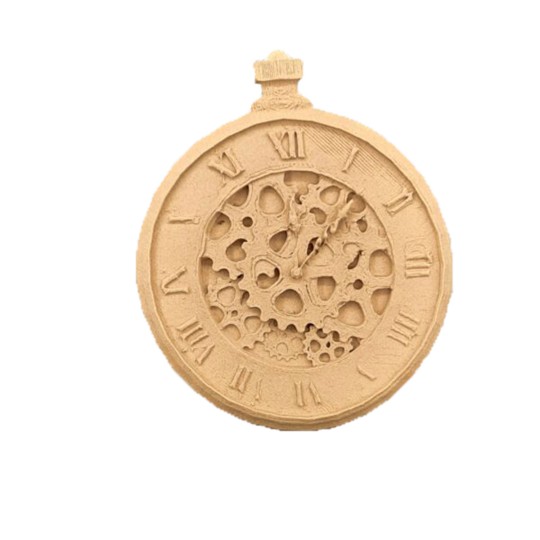Moulure décorative 1 Horloge 9x11cm