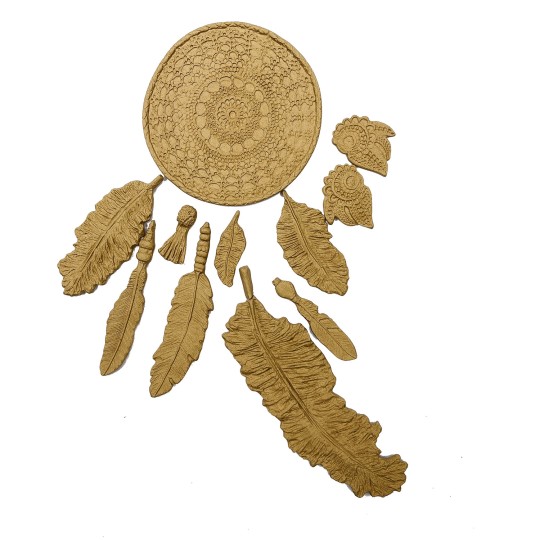 Moulure décorative 1 attrape-rêves 11 pièces