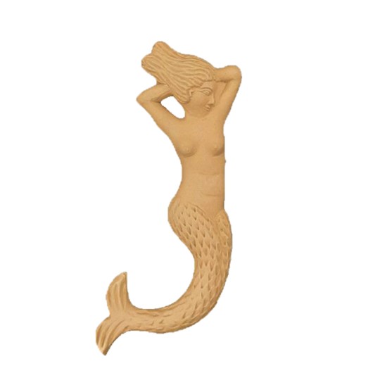Moulure décorative 1 Sirène 14x26cm Moulure décorative 1 Sirène 14x26cm