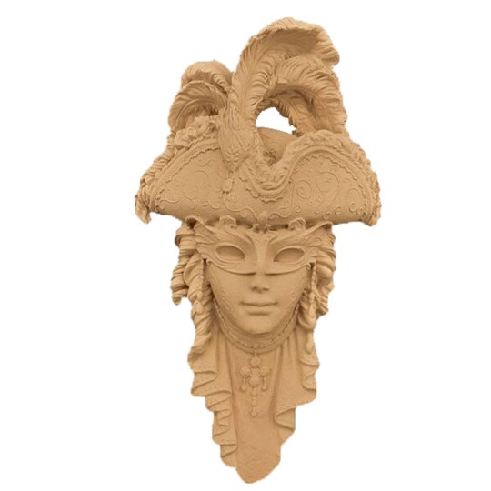 Moulure décorative 1 Masque 17x29cm Moulure décorative 1 Masque 17x29cm