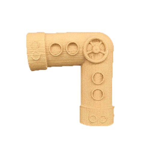 Moulure décorative 1 Angle de tube 6x7,5cm