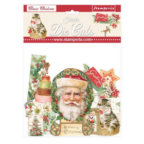 Die Cuts Clear Classic Christmas Stamperia