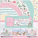 Papier scrapbooking assortiment Stamperia 10f 20x20 Christmas Rose