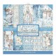 Papier scrapbooking assortiment Stamperia 10f 15x15 Winter Tales