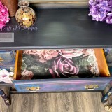 Décor papier tissu mulberry Redesign Dark Lace Floral 48x76cm
