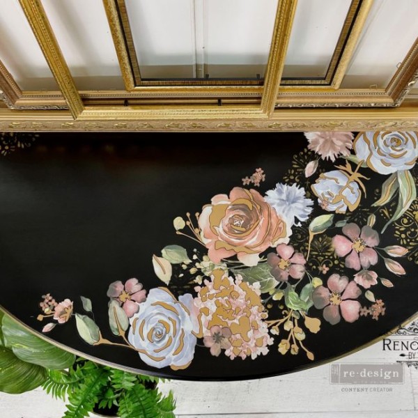 Transfert pelliculable Redesign Rose & Rouge avec dorure