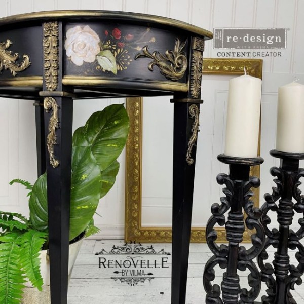 Transfert pelliculable Redesign Rose & Rouge avec dorure