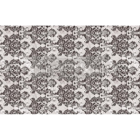 Papier de Murier Mulberry Decoupage Decor Tissue Paper Evening Damask Redesign 48x76cm Papier de Murier Mulberry Decoupage Decor Tissue Paper Evening Damask Redesign 48x76cm