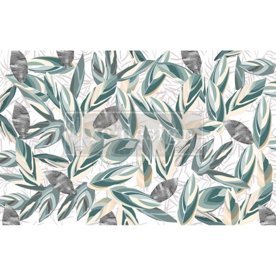 Papier de Murier Mulberry Decoupage Decor Tissue Paper Radiant Eucalyptus Redesign 48x76cm