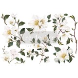 Transfert pelliculable Redesign White Magnolia 15x30cm
