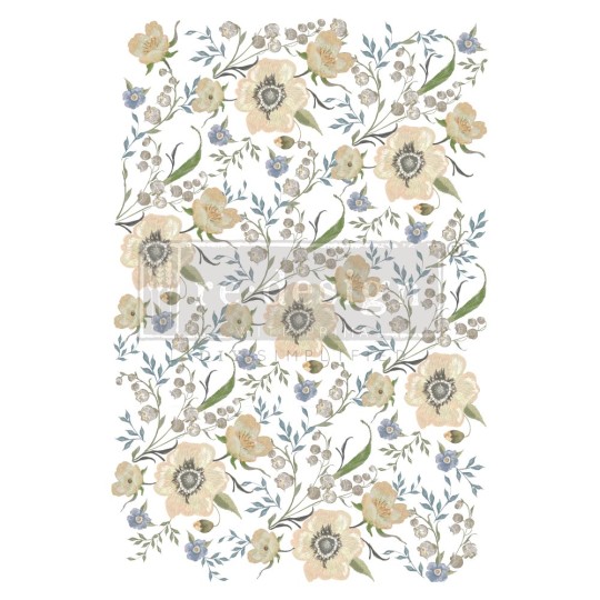 Transfert pelliculable Redesign Goldenrod Florals 61x89cm