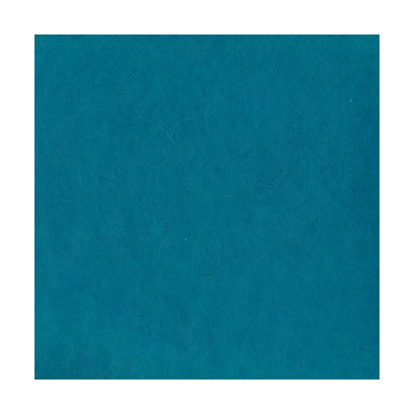 Papier népalais lokta lamaLi bleu turquoise