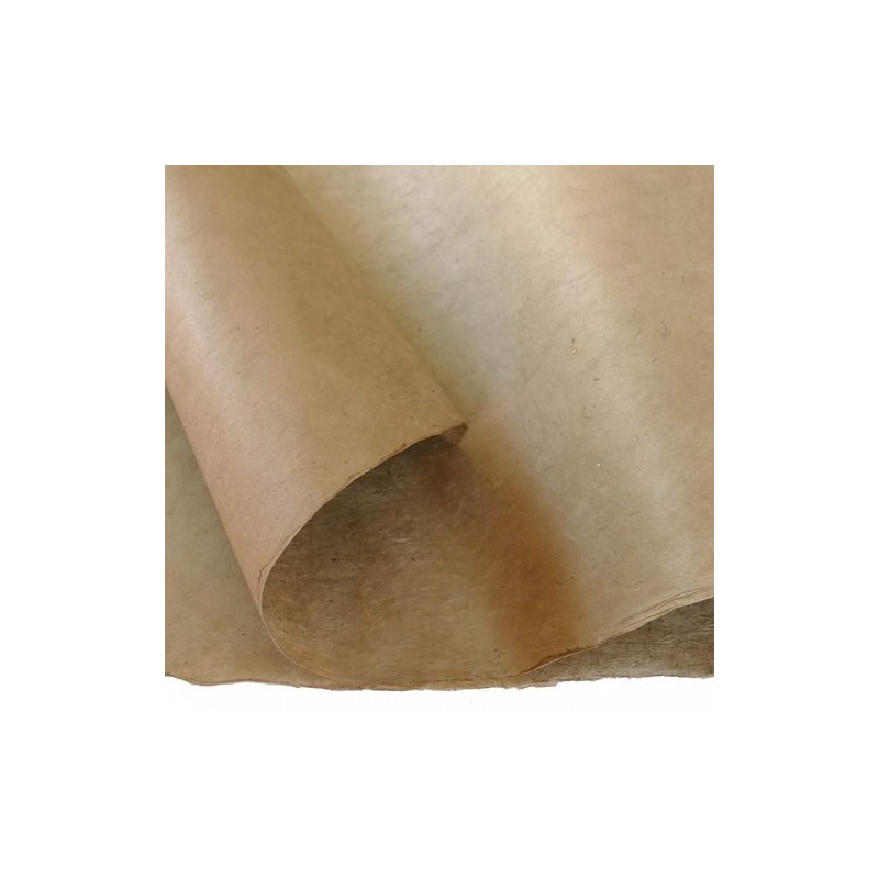 Papier népalais lokta Lamali gris beige
