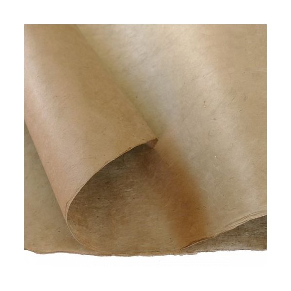 Papier népalais lokta Lamali gris beige