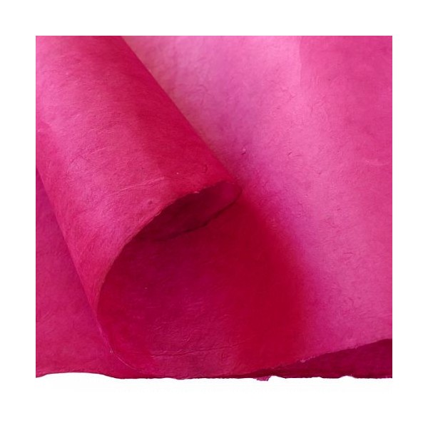 Papier népalais lokta Lamali fuschia