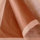 Papier népalais lokta LamaLi précieux or rouge