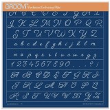 Groovi gabarit parchemin Linda Williams Alphabet