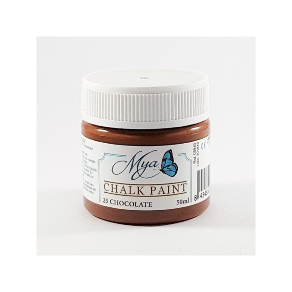 Peinture à la craie Mya chocolat 50ml 25