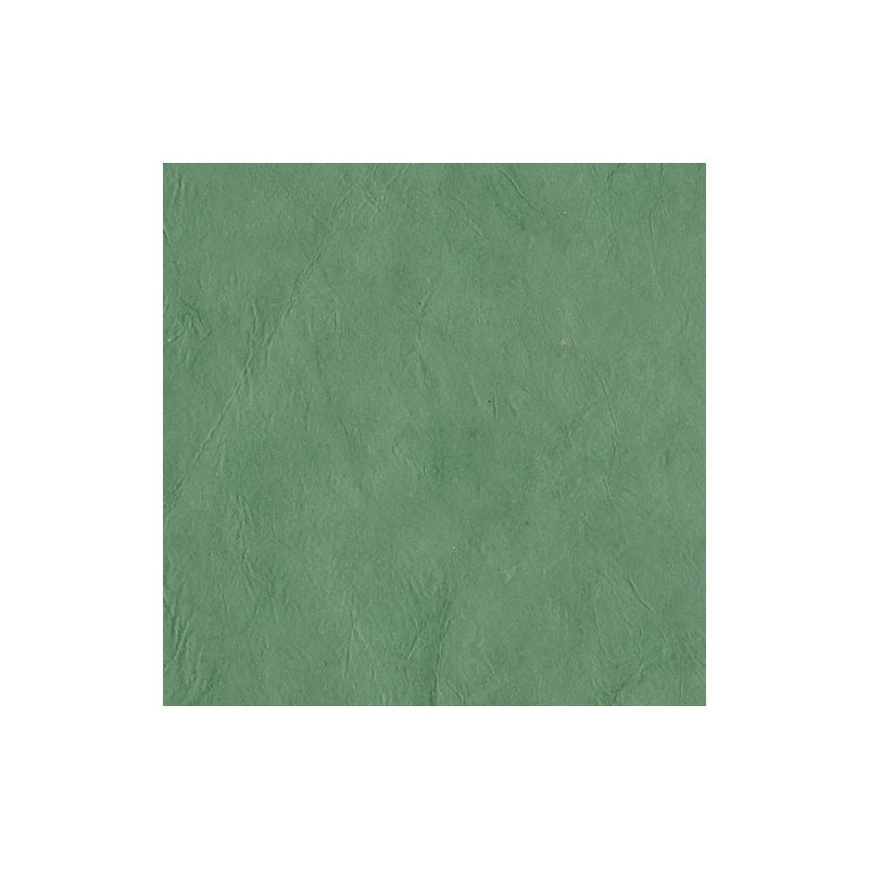 Papier népalais lokta Lamali vert grisé foncé